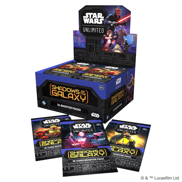 Star Wars Unlimited - Shadows of the Galaxy Booster Display - Gap Games