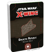 Star Wars X-Wing 2nd Edition Galactic Republic Damage Deck - Gap Games