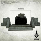 TABLETOP SCENICS Castellan Tank Gate - Gap Games