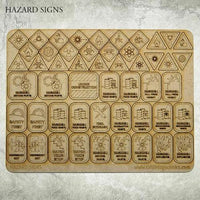 TABLETOP SCENICS Hazard Signs - Gap Games