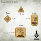 TABLETOP SCENICS Hazard Signs - Gap Games