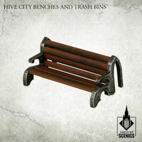 TABLETOP SCENICS Hive City Benches & Trash Bins - Gap Games