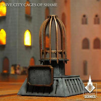 TABLETOP SCENICS Hive City Cages of Shame - Gap Games