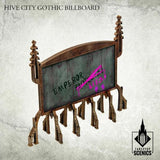 TABLETOP SCENICS Hive City Gothic Billboards - Gap Games