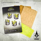 TABLETOP SCENICS Nekropolis: Immortal City - Gauss Energy Cores (4) - Gap Games