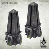 TABLETOP SCENICS Nekropolis: Immortal City - Royal Obelisks (2) - Gap Games