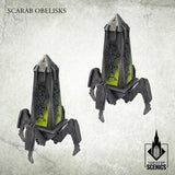 TABLETOP SCENICS Nekropolis: Immortal City - Scarab Obelisks (2) - Gap Games