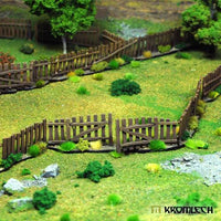 TABLETOP SCENICS Poland 1939 Wooden Fence - Gates, Gateway and Corner Fences - Gap Games