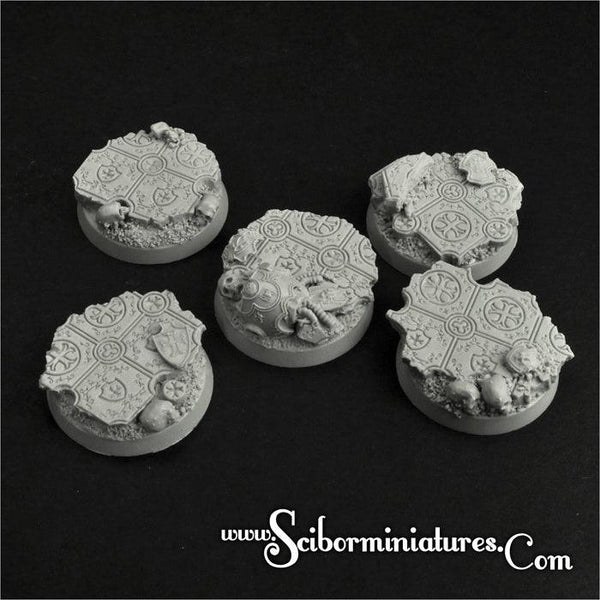 Templar Ruins 32 mm round bases (5) - Gap Games