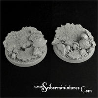 Templar Ruins 50mm round bases set (2) - Gap Games