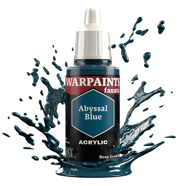 The Army Painter Warpaints Fanatic: Abyssal Blue - 18ml Acrylic Paint - Gap Games