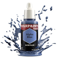 The Army Painter Warpaints Fanatic: Alpha Blue - 18ml Acrylic Paint - Gap Games