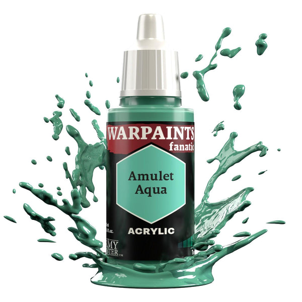 The Army Painter Warpaints Fanatic: Amulet Aqua - 18ml Acrylic Paint - Gap Games