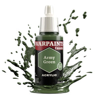 The Army Painter Warpaints Fanatic: Army Green - 18ml Acrylic Paint - Gap Games