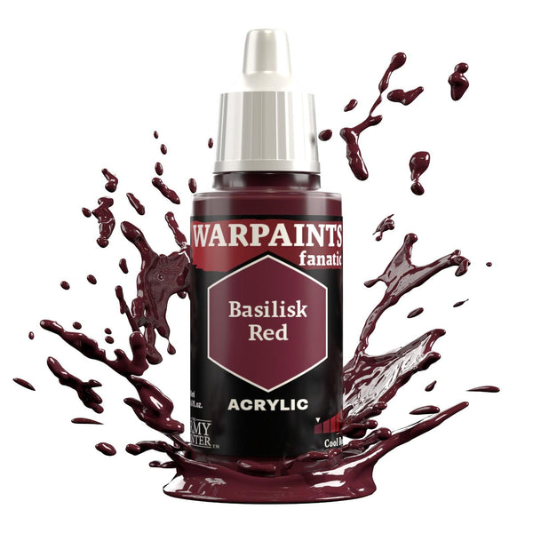 The Army Painter Warpaints Fanatic: Basilisk Red - 18ml Acrylic Paint - Gap Games