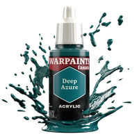 The Army Painter Warpaints Fanatic: Deep Azure - 18ml Acrylic Paint - Gap Games