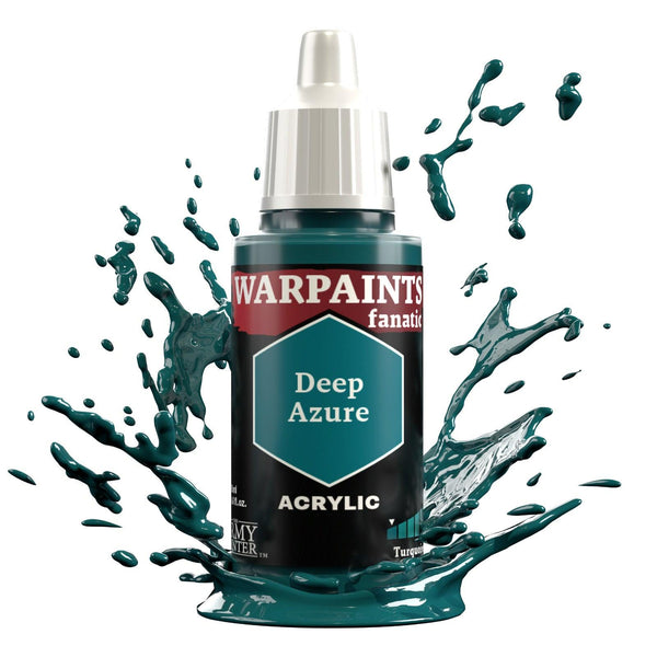 The Army Painter Warpaints Fanatic: Deep Azure - 18ml Acrylic Paint - Gap Games