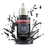 The Army Painter Warpaints Fanatic: Deep Grey - 18ml Acrylic Paint - Gap Games