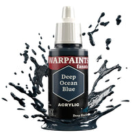 The Army Painter Warpaints Fanatic: Deep Ocean Blue - 18ml Acrylic Paint - Gap Games