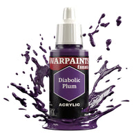 The Army Painter Warpaints Fanatic: Diabolic Plum - 18ml Acrylic Paint - Gap Games