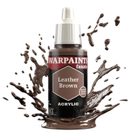 The Army Painter Warpaints Fanatic: Leather Brown - 18ml Acrylic Paint - Gap Games