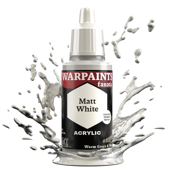 The Army Painter Warpaints Fanatic: Matt White - 18ml Acrylic Paint - Gap Games