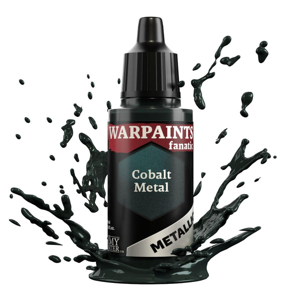 The Army Painter Warpaints Fanatic Metallic: Cobalt Metal - 18ml Acrylic Paint - Gap Games