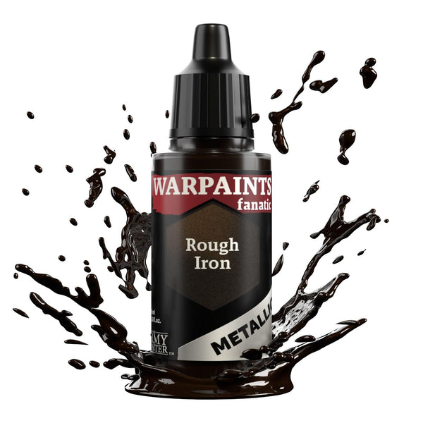 The Army Painter Warpaints Fanatic Metallic: Rough Iron - 18ml Acrylic Paint - Gap Games