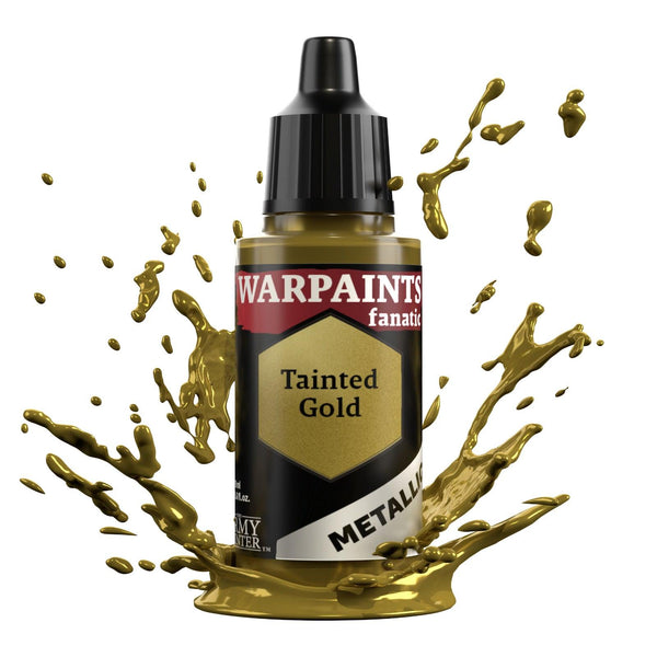 The Army Painter Warpaints Fanatic Metallic: Tainted Gold - 18ml Acrylic Paint - Gap Games