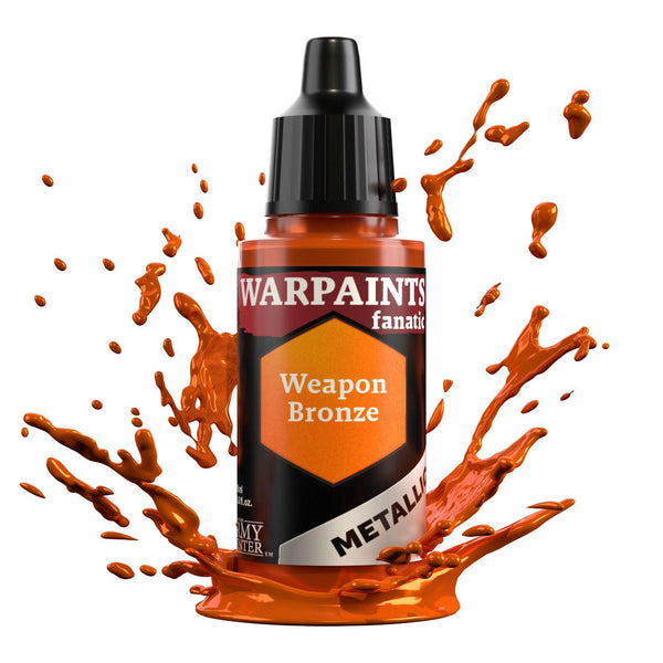 The Army Painter Warpaints Fanatic Metallic: Weapon Bronze - 18ml Acrylic Paint - Gap Games