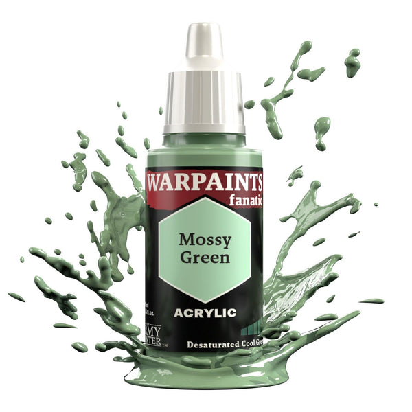 The Army Painter Warpaints Fanatic: Mossy Green - 18ml Acrylic Paint - Gap Games