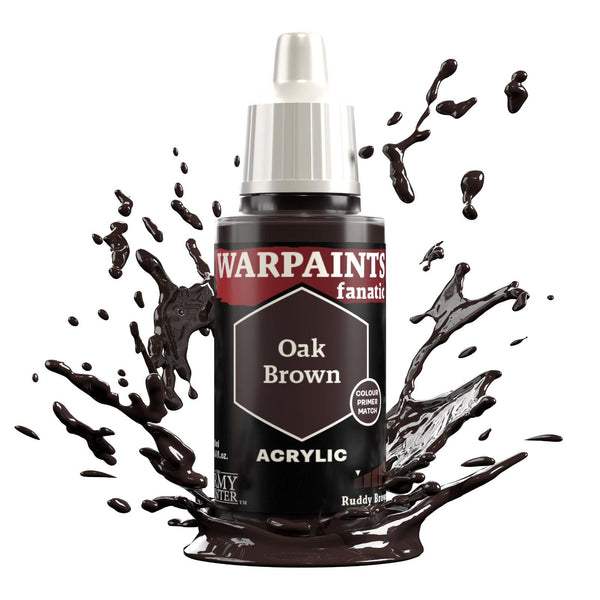 The Army Painter Warpaints Fanatic: Oak Brown - 18ml Acrylic Paint - Gap Games