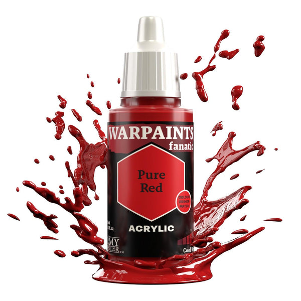 The Army Painter Warpaints Fanatic: Pure Red - 18ml Acrylic Paint - Gap Games