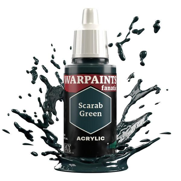 The Army Painter Warpaints Fanatic: Scarab Green - 18ml Acrylic Paint - Gap Games