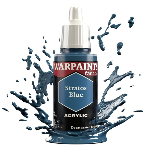 The Army Painter Warpaints Fanatic: Stratos Blue - 18ml Acrylic Paint - Gap Games