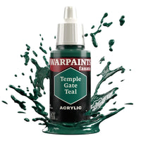 The Army Painter Warpaints Fanatic: Temple Gate Teal - 18ml Acrylic Paint - Gap Games