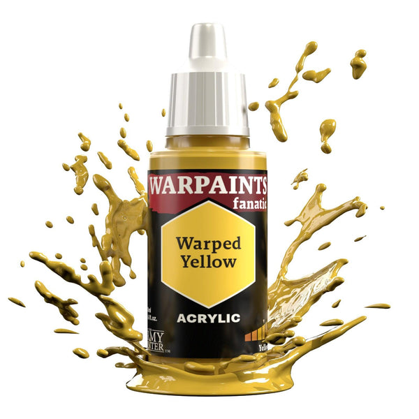 The Army Painter Warpaints Fanatic: Warped Yellow - 18ml Acrylic Paint - Gap Games