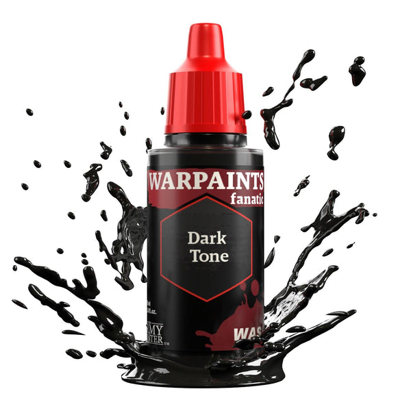 The Army Painter Warpaints Fanatic Wash: Dark Tone - 18ml Acrylic Paint - Gap Games