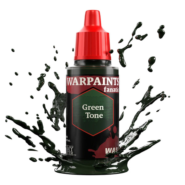 The Army Painter Warpaints Fanatic Wash: Green Tone - 18ml Acrylic Paint - Gap Games