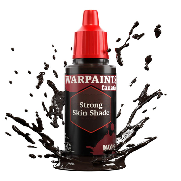 The Army Painter Warpaints Fanatic Wash: Strong Skin Shade - 18ml Acrylic Paint - Gap Games