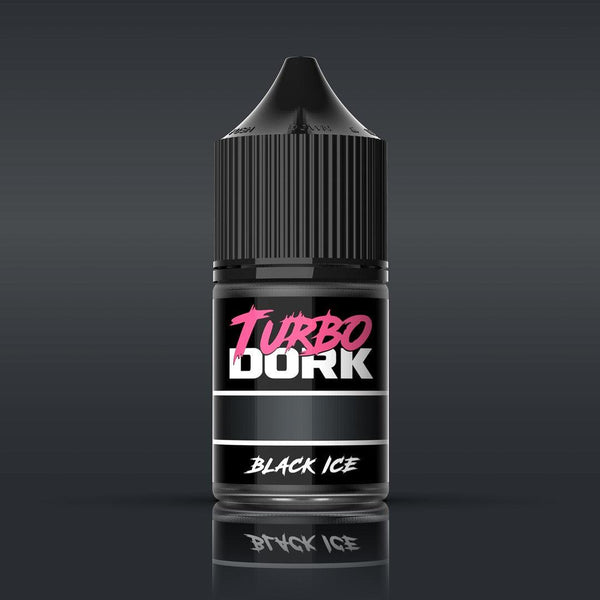 Turbo Dork - Black ICE Metallic Acrylic Paint 22ml Bottle - Gap Games