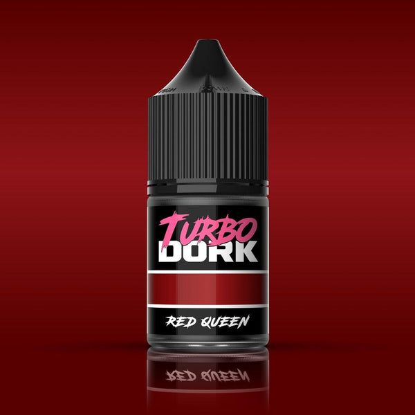 Turbo Dork - Red Queen Metallic Acrylic Paint 22ml Bottle - Gap Games