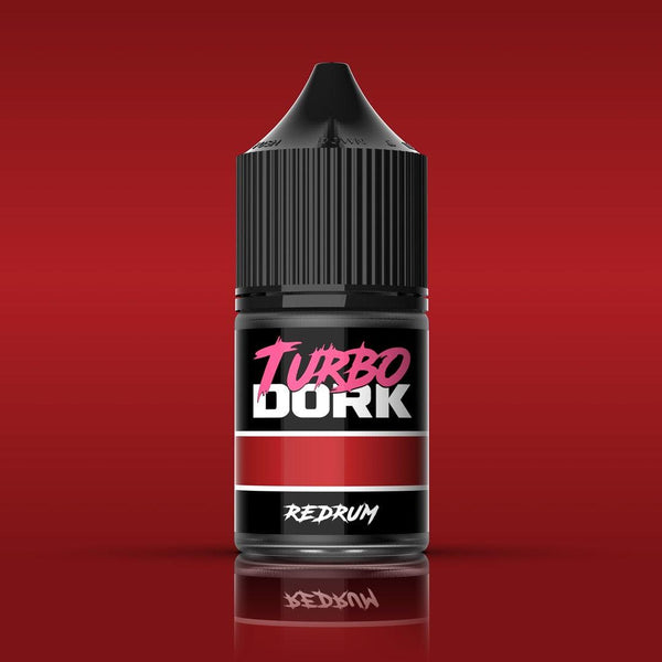 Turbo Dork - Redrum Metallic Acrylic Paint 22ml Bottle - Gap Games