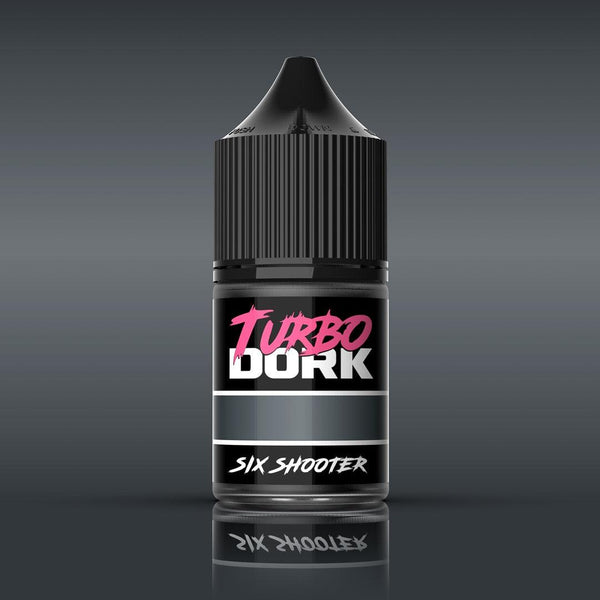 Turbo Dork - Six Shooter Metallic Acrylic Paint 22ml Bottle - Gap Games