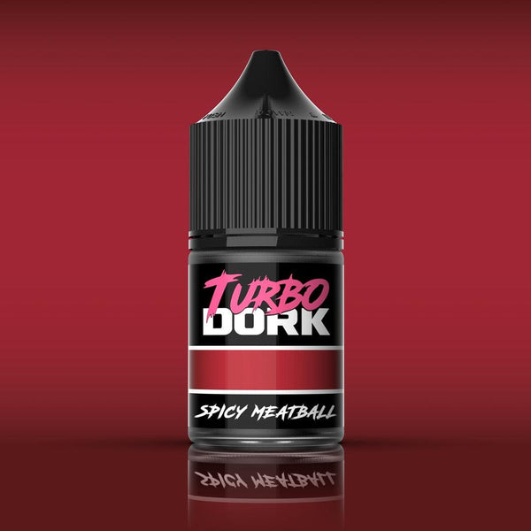 Turbo Dork - Spicy Meatball Metallic Acrylic Paint 22ml Bottle - Gap Games