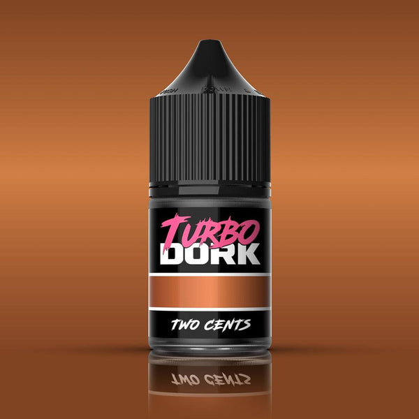 Turbo Dork - Two Cents Metallic Acrylic Paint 22ml Bottle - Gap Games