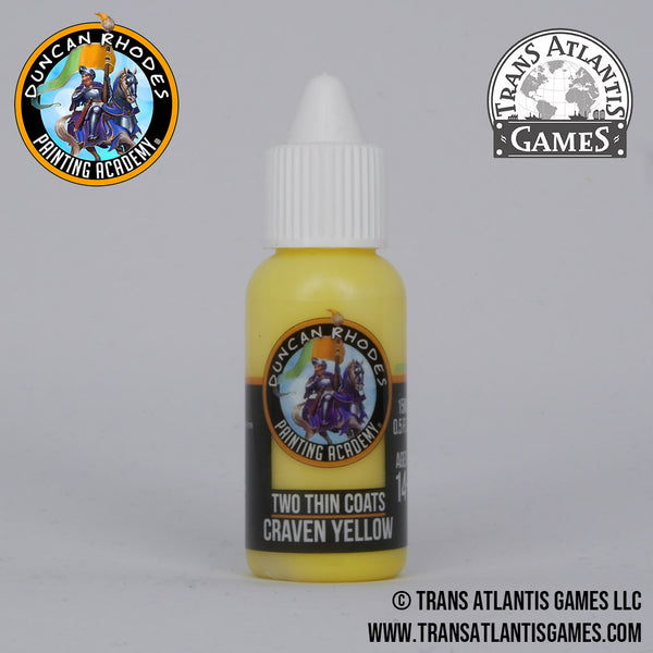 Two Thin Coats - Craven Yellow 15ml - Gap Games