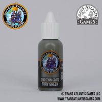 Two Thin Coats - Fury Green 15ml - Gap Games