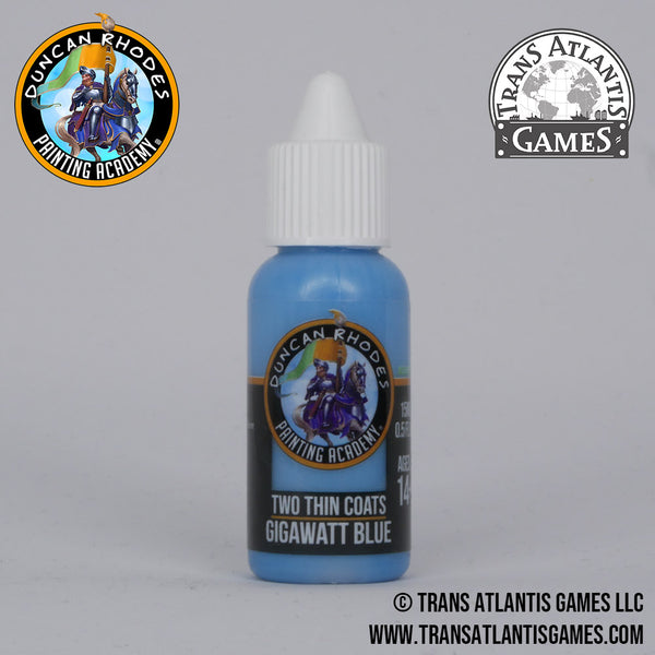 Two Thin Coats - Gigawatt Blue 15ml - Gap Games