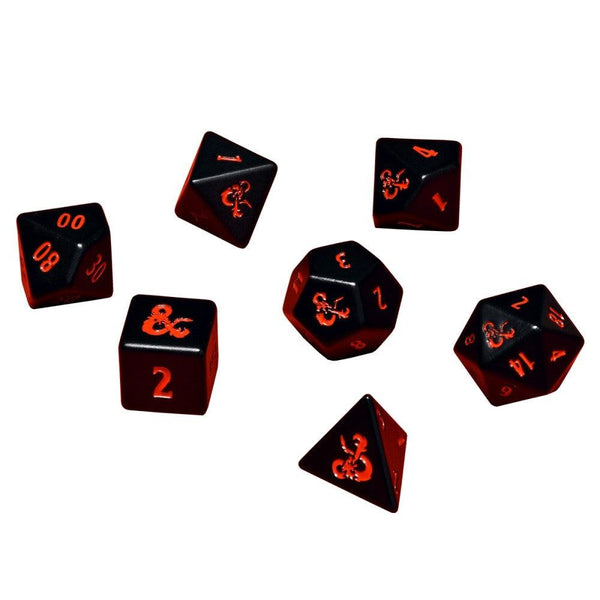 Ultra Pro: Heavy Metal 7 RPG Dice Set for Dungeons & Dragons - Gap Games